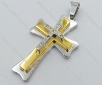 Stainless Steel Cross Pendant -JP050517