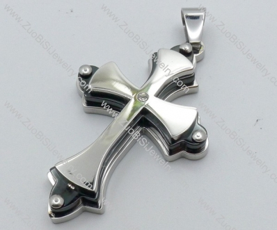 Stainless Steel Cross Pendant -JP050526