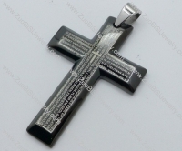 Stainless Steel Cross Pendant -JP050539