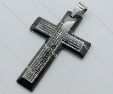 Stainless Steel Cross Pendant -JP050539