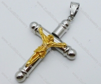 Stainless Steel Cross Pendant -JP050573