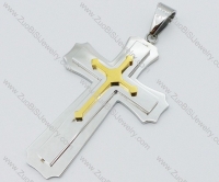 Stainless Steel Cross Pendant -JP050583