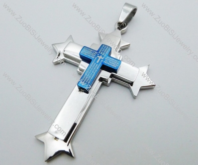 Stainless Steel Cross Pendant -JP050591