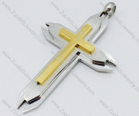 Stainless Steel Cross Pendant -JP050617