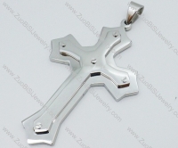 Stainless Steel Cross Pendant -JP050638