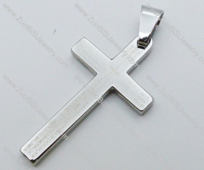 Stainless Steel Cross Pendant -JP050640