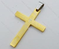 Stainless Steel Cross Pendant -JP050644