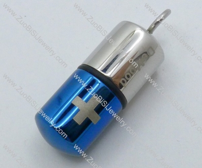 Stainless Steel Capsule Pendant -JP050776