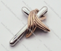 Stainless Steel Cross Pendant - JP090140
