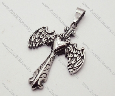 Stainless Steel Cross Pendant - JP090153