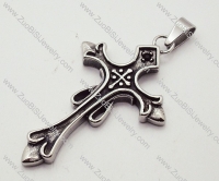 Stainless Steel Cross Pendant - JP090154