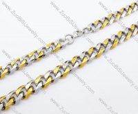 Stainless Steel necklace -JN100038