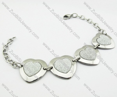 Stainless Steel Heart Bracelet -JB140035