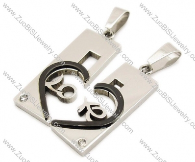Stainless Steel Lovers Pendant -JP140005