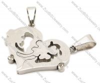 Stainless Steel Lovers Pendant -JP140018