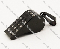 Stainless Steel Whistle Pendant -JP140038