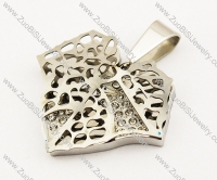 Stainless Steel Leaf Pendant -JP140041