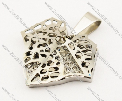 Stainless Steel Leaf Pendant -JP140041