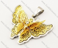 Stainless Steel Butterfly Pendant -JP140052