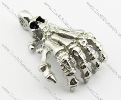 Stainless Steel Knuckle Pendant with skull head -JP140090