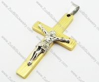 Stainless Steel Cross Pendant -JP140110