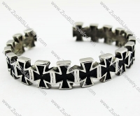 Stainless Steel Cross Bangle - JB170032