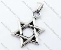 Litte Hexagram Stainless Steel Pendant - JP170180