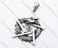 Stainless Steel Dragon Pendant - JP170205