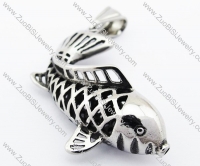 Stainless Steel Fish Pendant in Cryprinus Carpiod Shaped - JP170227