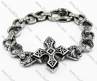 Stainless Steel Cross Bracelet - JB200068