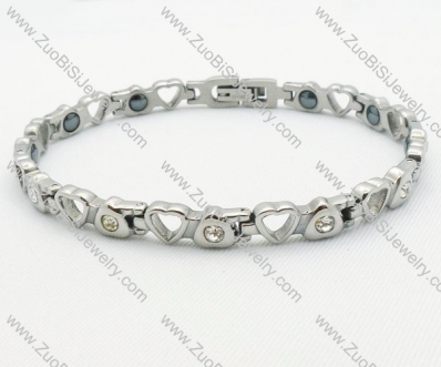 Heart Stainless Steel Magnetic Bracelet JB220007