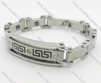 Mens' Stainless Steel Magnetic Bracelet JB220017