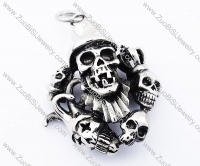 Stainless Steel Skull pendant - JP300002