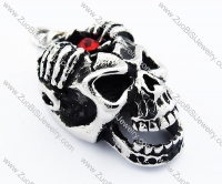 Stainless Steel Skull pendant - JP300029