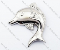 Stainless Steel porpoise Pendant-JP330012