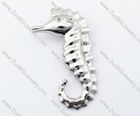 Stainless Steel sea horse Pendant-JP330013