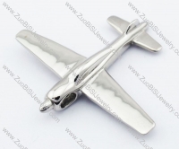 Stainless Steel aeroplane Pendant-JP330015