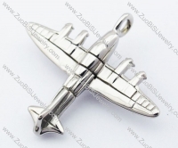 Stainless Steel airplane Pendant-JP330016