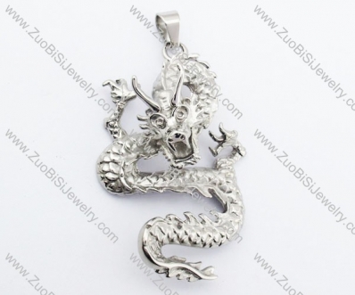 China Stainless Steel Dragon Pendant-JP330031