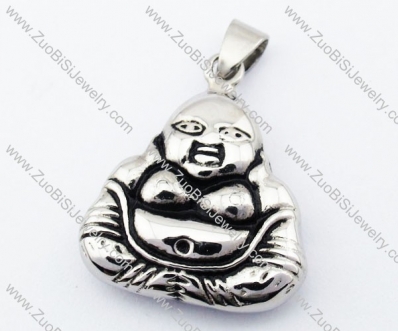 Stainless Steel Buddhism Nilf Pendant-JP330033