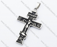 Stainless Steel Cross Pendant-JP330038