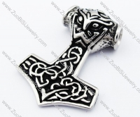 48mm Big Stainless Steel Hammer Pendant-JP330089