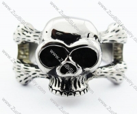 Stainless Steel Skull Ring -JR330062