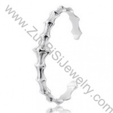 Bamboo Joint Stainless Steel Bangles for Lady - JB350002