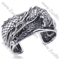 Powerful Dragon Stainless Steel Bangles - JB350010