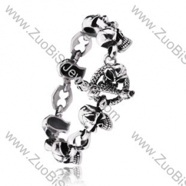 Stainless Steel Skull Bracelets - JB350052