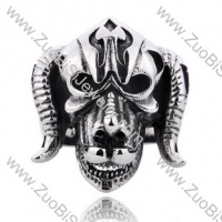 Stainless Steel Head shape Ring - JR350031