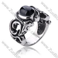 Stainless Steel Stone Ring - JR350036