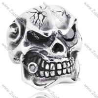 Stainless Steel Skull Ring - JR350039