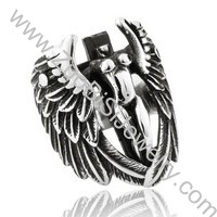 Stainless Steel Angel Ring - JR350086